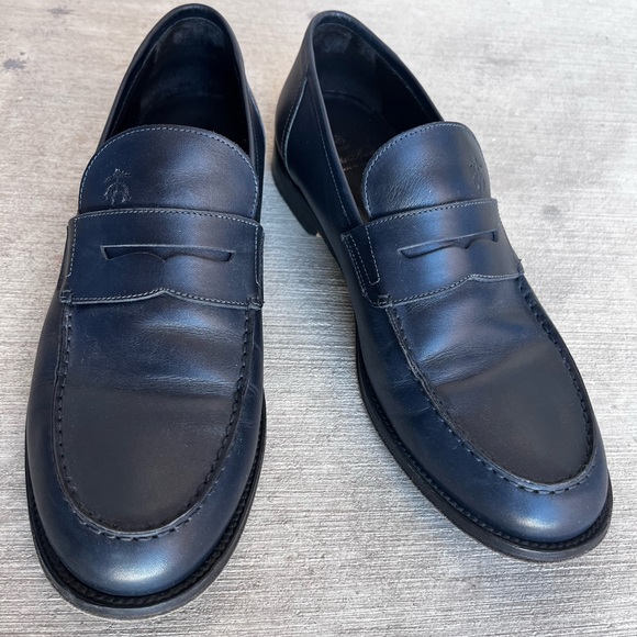 Brooks Brothers Other - Brooks Brothers Navy Leather Loafers 9.5